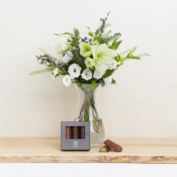 Den moderne hvide jul med CHO CHO marcipanbrød 3 stk.